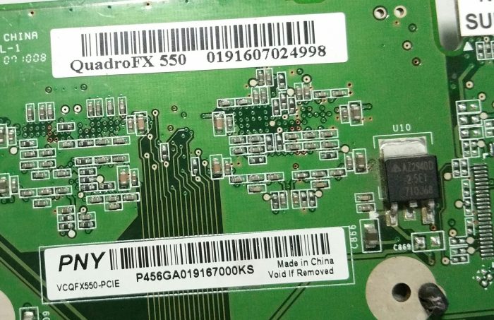 PNY QuadroFX 550 DVI Graphics Card - Image 3