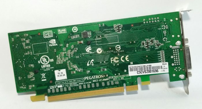 Nvidia Pegatron G210/D3/DHV/512M/LP/RM HDMI VGA Graphics Card - Image 4
