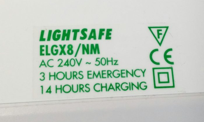 LightSafe ELGX8/NM Non-Maintained Emergency Light Fitting Unit - Image 3