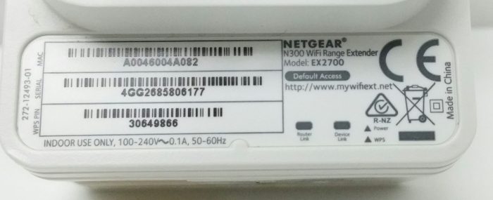 Netgear EX2700 WIFI Range Extender N300 Signal Booster - Image 4