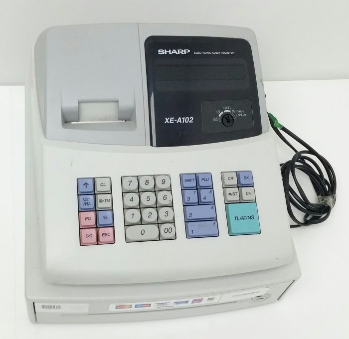 Sharp XE-A102 Electronic Cash Register With No Key - Image 2