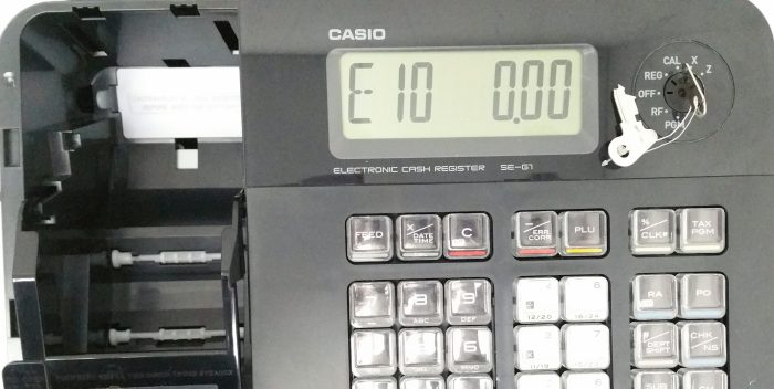 Casio SE-G1-1 Electronic Cash Register Machine With Key - Image 7