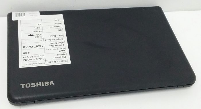Toshiba Satellite C50-A-1CK - Celeron-1005M Dual Core 1.9GHz - 4GB RAM - 15.6" - 640GB HDD - Windows 10 64bit - Image 6