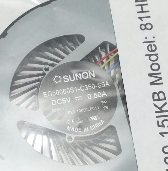 Lenovo V130-15IKB 81HN Laptop CPU Fan - Image 3