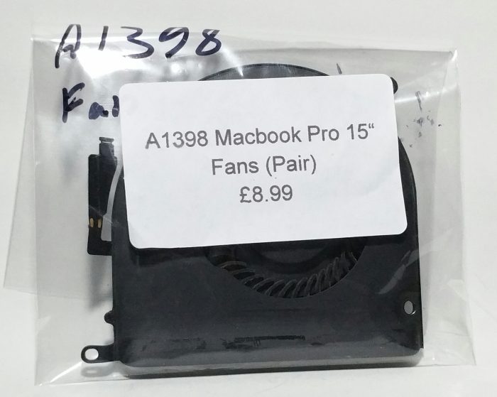 Apple A1398 Macbook Pro 15" Laptop Fan (Pair) - Image 2