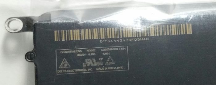 Apple A1398 Macbook Pro 15" Laptop Fan (Pair) - Image 3