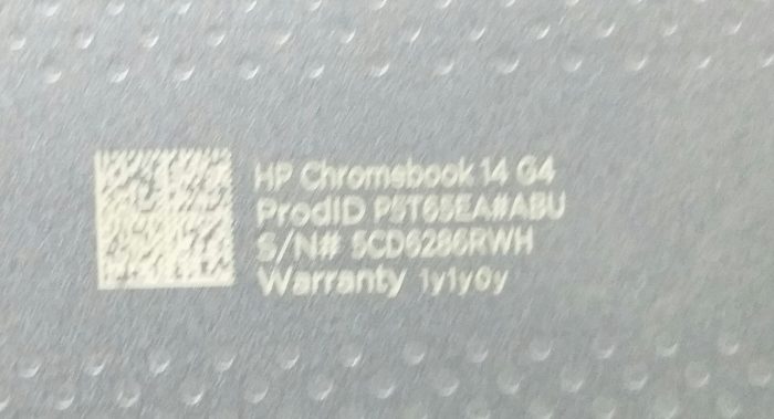 HP Chromebook 14 G4 - Celeron Quad Core 1.83GHz - 4GB RAM - 14" - 32GB SSD - Chrome OS - Image 4