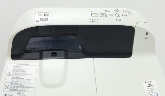 Epson EB-470 LCD Projector 533 Lamp Hours Used H456B - Image 9