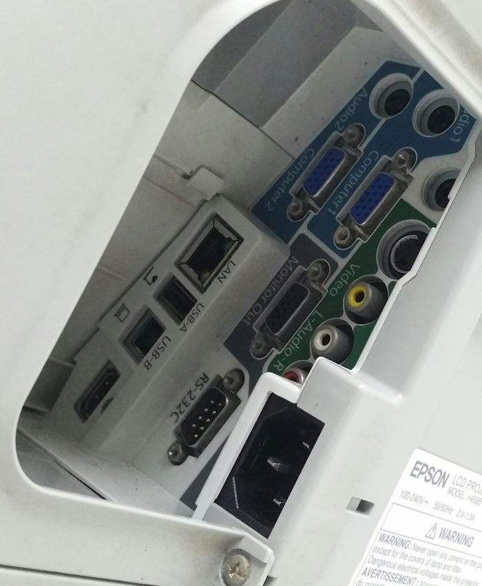 Epson EB-470 H456B LCD Projector 0 Lamp Hours Used - Image 5