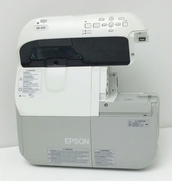 Epson EB-470 H456B LCD Projector 2246 Lamp Hours Used - Image 10