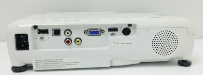Epson EB-S41 H842B LCD Projector With Bag - Image 6