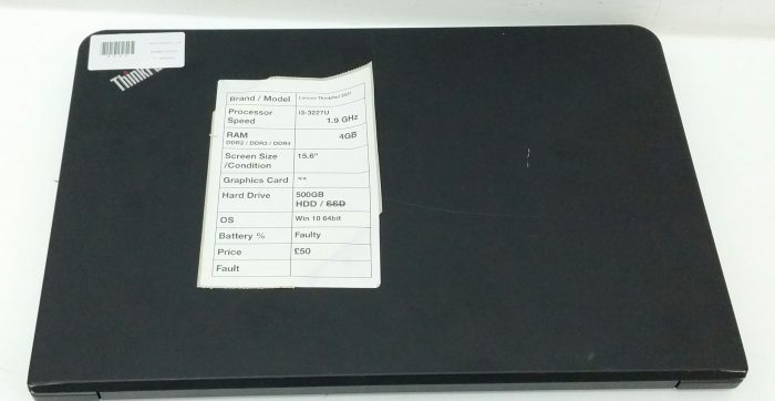 Lenovo S531 Thinkpad - i3-3227U 1.9GHz - 4GB RAM - 15.6" - 500GB HDD - Windows 10 64bit - Image 8