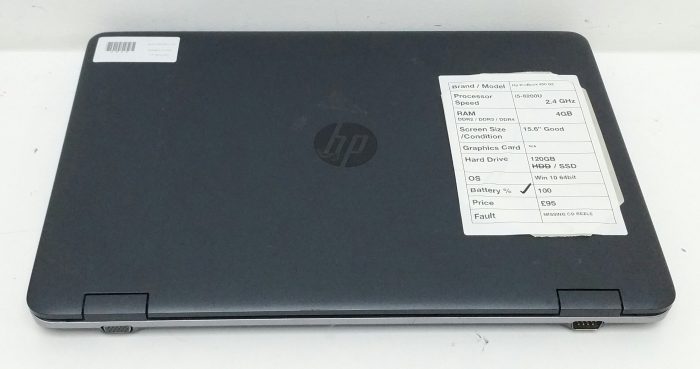HP Probook 650 G2 - i5-6200U 2.4GHz - 4GB - 15.6" - 120GB SSD - Windows 10 64bit - Image 6