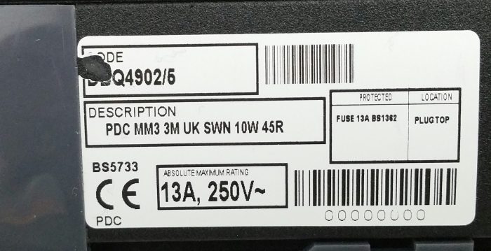 PDCMM3 3M UK SWN 10W 45R Power Distribution Unit - Image 3