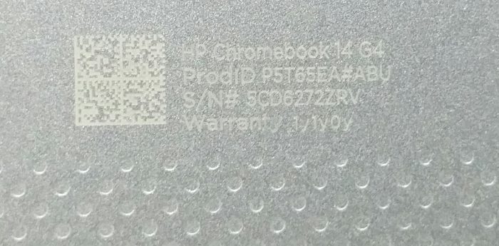HP Chromebook 14 G4 - Celeron Quad Core 1.83GHz - 4GB RAM - 14" - 32GB SSD - Chrome OS - Image 4