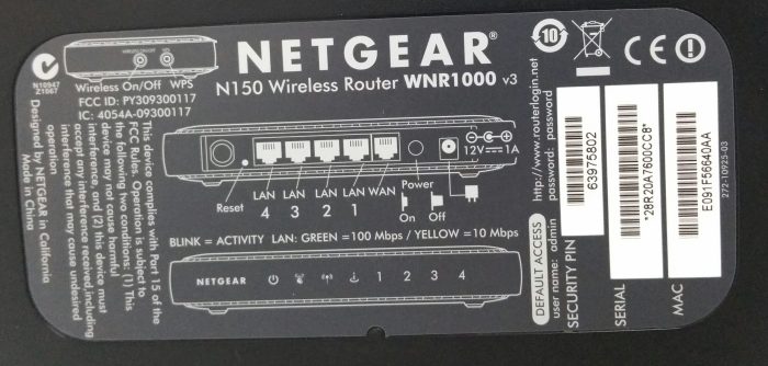 Netgear WNR1000 V3 N150 Wireless Router - Image 3