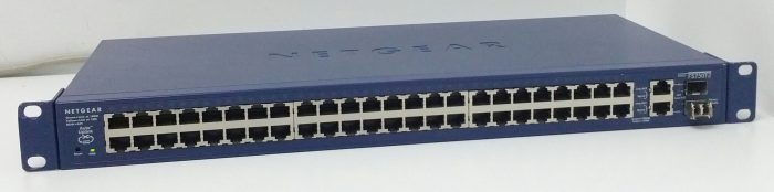 Netgear Prosafe FS750T2 48 Port 10/100 Smart Switch With 2 Gigabit Ports + 1 Fibre Optic x1 - Image 2