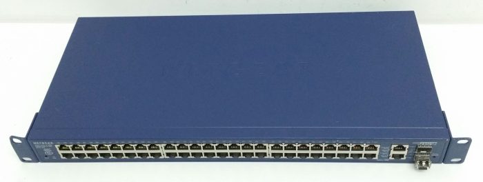 Netgear Prosafe FS750T2 48 Port 10/100 Smart Switch With 2 Gigabit Ports + 1 Fibre Optic x1 - Image 5