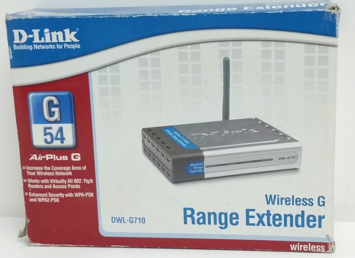 D-Link Airplus G DWL-G710 2.4GHz Wireless Range Extender - Image 2