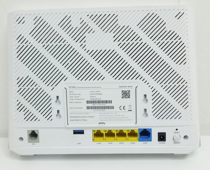 Zyxel XMG3927-B50A XDSL Modem Router - Image 4