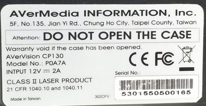 Aver Media CP130 VGA Digital Document Camera - Image 3