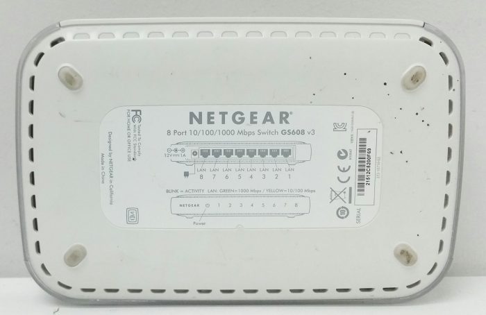 Netgear GS608 V3 8 Port 10/100/1000 Mbps Switch - Image 3