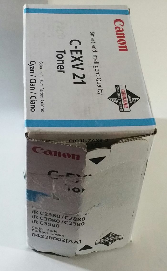 Joblot 3x Canon C-EXV21 Toner Cartridge Magenta, Yellow & Cyan - Image 6