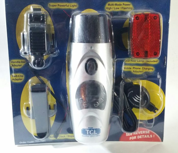 TCL Magic Torch2 Dual Purpose Windup Cycle Lamp/ Utility Torch - Image 6