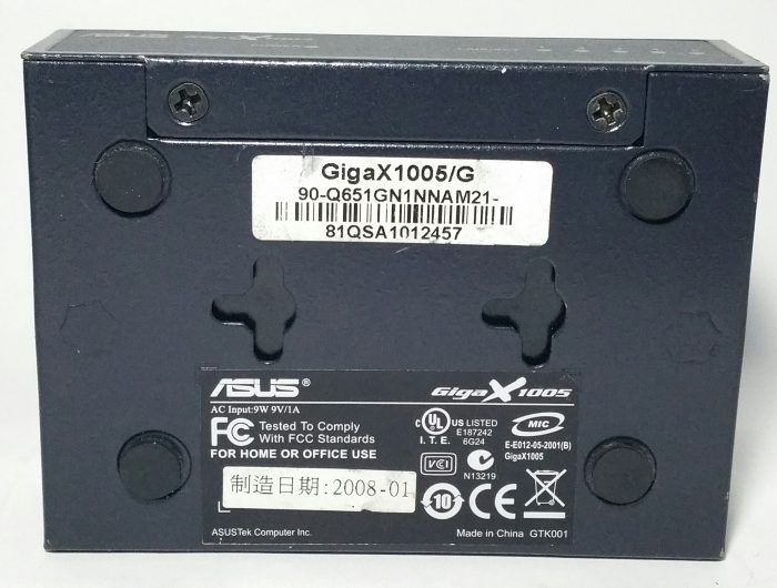 Asus GigaX1005/G 5-Port Ethernet Desktop Switch - Image 3