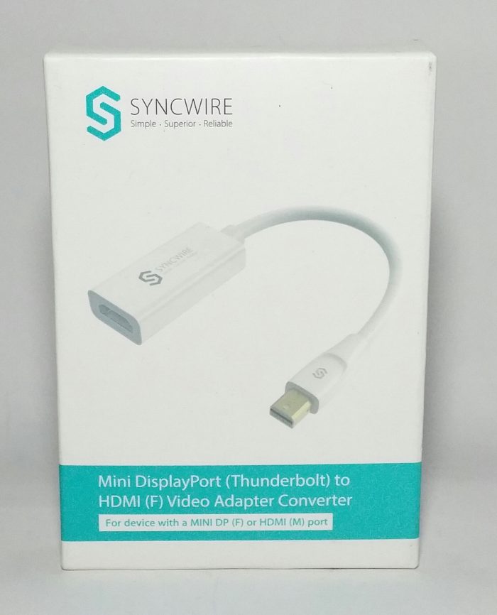 Syncwire SW-AD062 Mini Display Port (Thunderbolt) to HDMI (F) Video Adapter Converter - Image 2