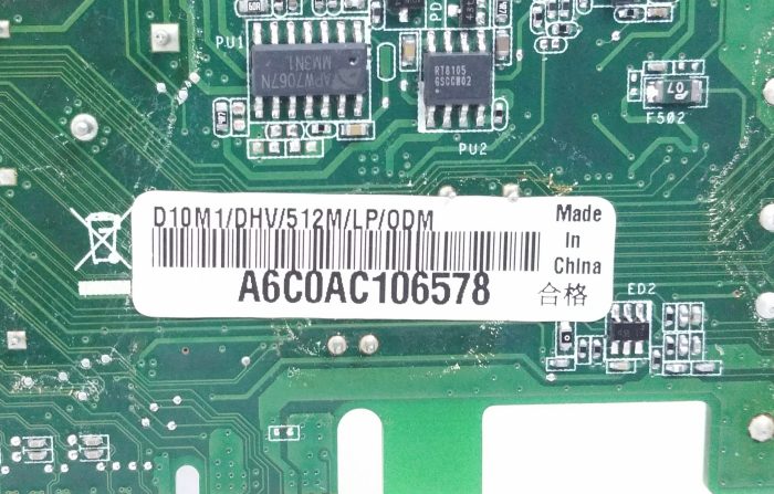 Pegatron A6C0AC106578 D10M1/DHV/512M/LP/0DM Graphics Card - Image 3