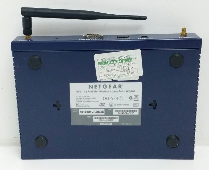 Netgear WG302 802.11g Prosafe POE Wireless Access Point With 1 Antenna - Image 4