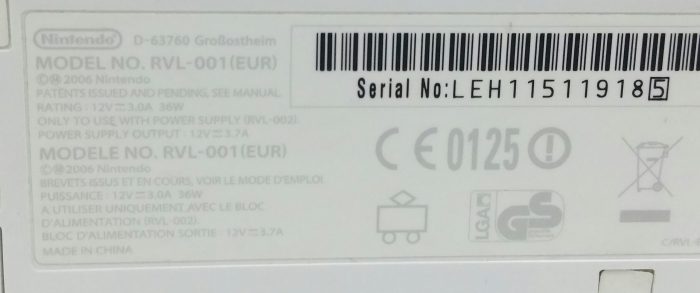 Nintendo WII RVL-001 Console Only - Image 3