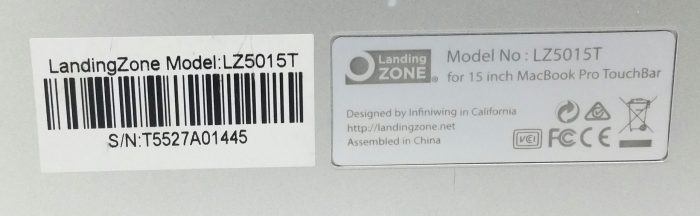 Landing Zone LZ5015T Docking Station For 15" Macbook Pro Touchbar - Image 3