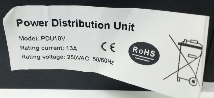 PDU10V 10 Way Power Distribution Unit - Image 3