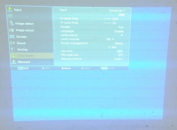 Sanyo PLC-XD2200 XGA VGA Projector w 139 Lamp Hours Used - Image 2
