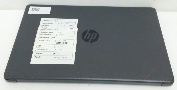 HP 255 G7 RTL8821CE - AMD A4-9125 2.3GHz - 4GB - 15.6" - 128GB SSD - Windows 11 Pro - Image 6