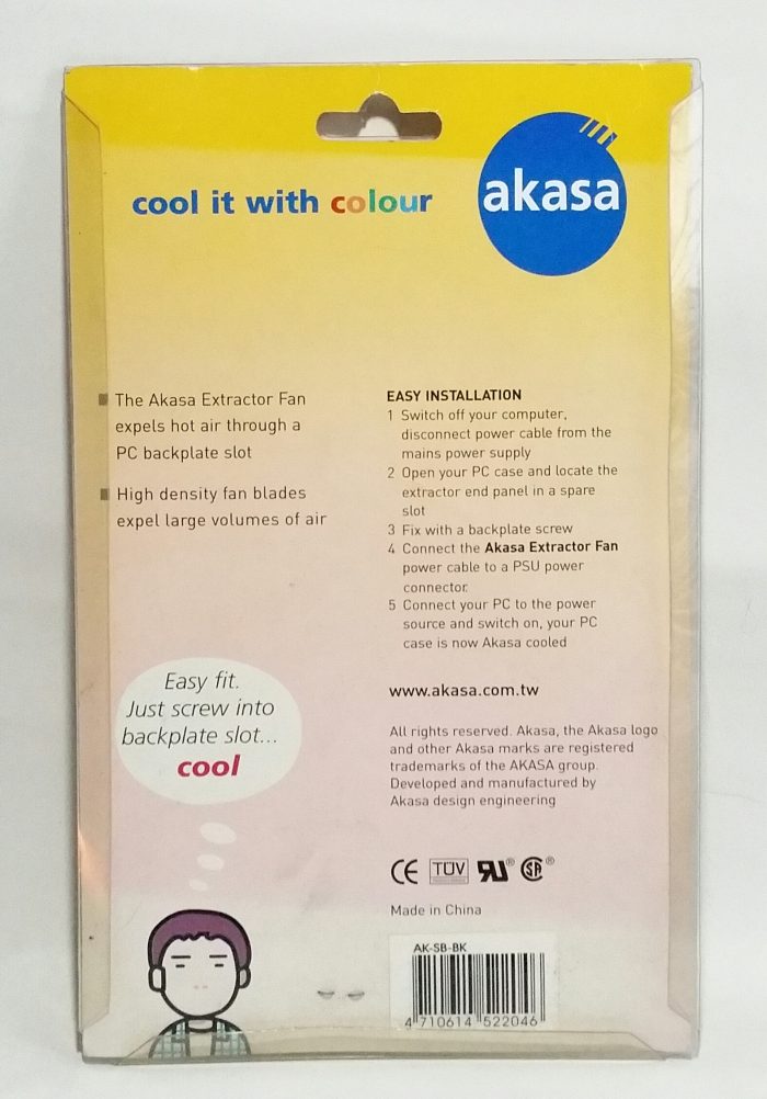 Akasa AK-SB-BK System Air Extractor - Image 3