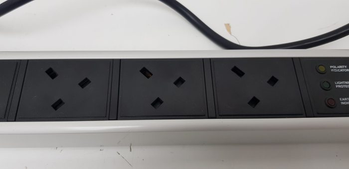 10 Way Server Vertical Filtered Power Strip With Ears - Image 3