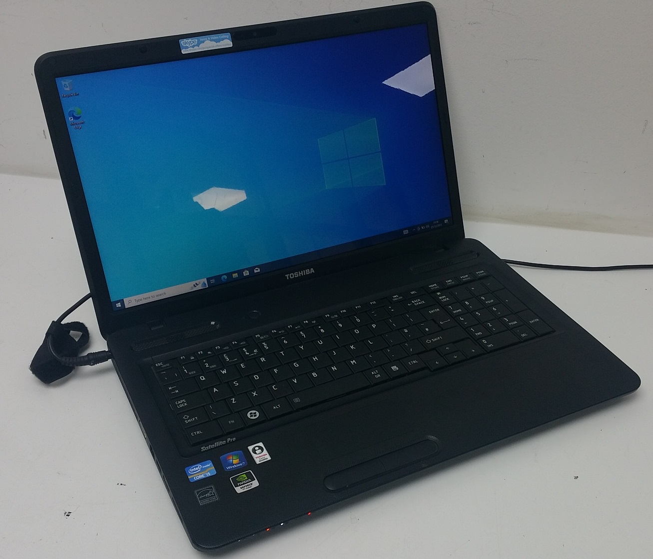 20231221_155626 Toshiba Satellite Pro L770-149/ i5-2450M 2.5GHz/ 4GB RAM/ 500GB HDD/ Window 10 Pro - Image 1