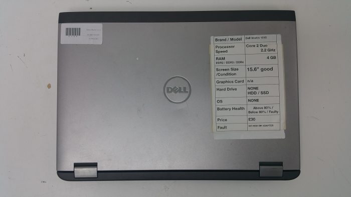 Dell Vostro 1015/ Core 2 Duo 2.2GHz/ 4GB RAM/ None HDD or SSD/ None OS - Image 4