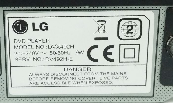 LG DVX492H HDMI DVD/CD Player - Image 3