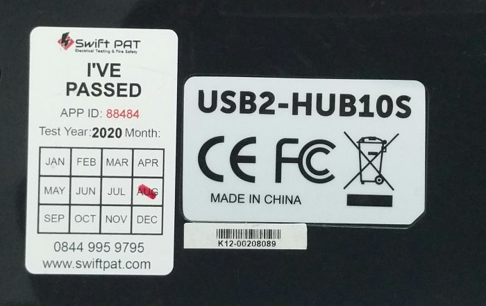 Plugable USB2-HUB10S USB 2.0 10-Port Hub Power Adapter - Image 3