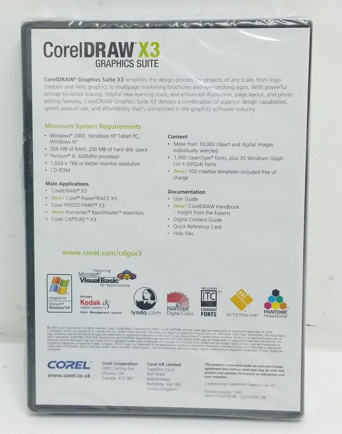 Corel Draw X3 Graphics Suite CDGSX3IETBB Software - Image 5