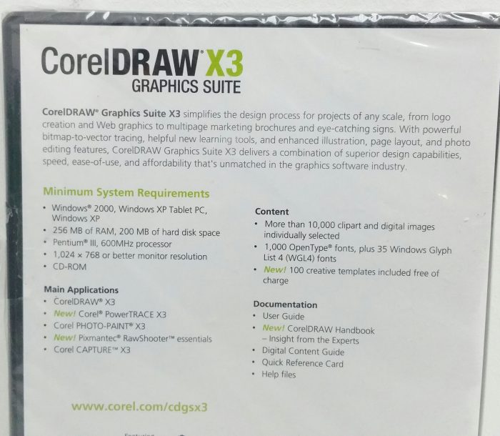 Corel Draw X3 Graphics Suite CDGSX3IETBB Software - Image 3