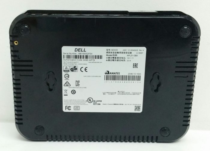 Dell Sonicwall Soho APL31-0B9 Network Security Appliance - Image 4