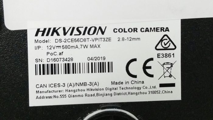 Hikvision DS-2CE56D8T-IT3ZE Color CCTV Camera - Image 3