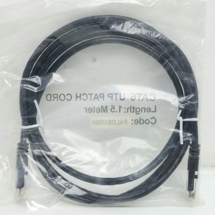 Joblot 7x Comms Express PALDB1/5BK 1.5m Cat6 UTP Patch Cord - Image 4