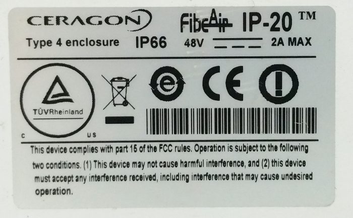 Ceragon FibeAir IP-20C Dual Coupler Splitter - Image 3