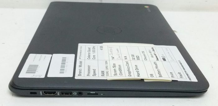 HP Chromebook 14 G4 Celeron Quad Core 1.83GHz 14" 4GB RAM 32GB SSD Chrome OS - Image 7